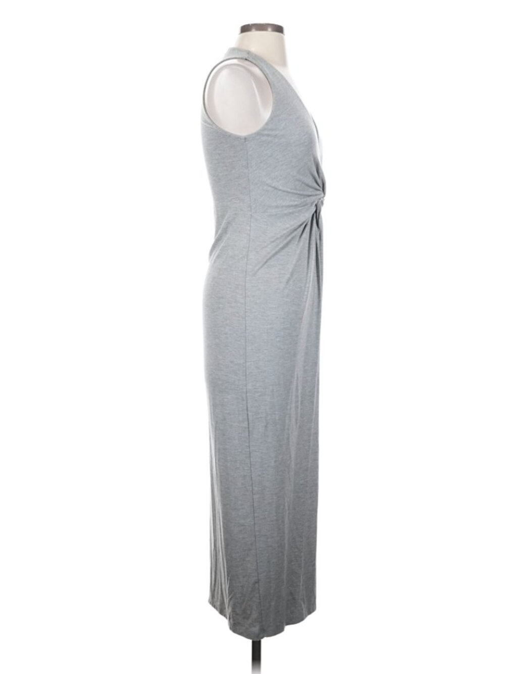 Nine Britton Grey Twist Knot-Front Maxi Dress - Size XS - Like New - Picture 4 of 8
